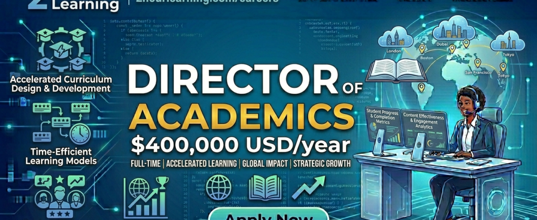 Director of Academics @ 2 Hour Learning $400,000 USD/year ($200 USD/hour)