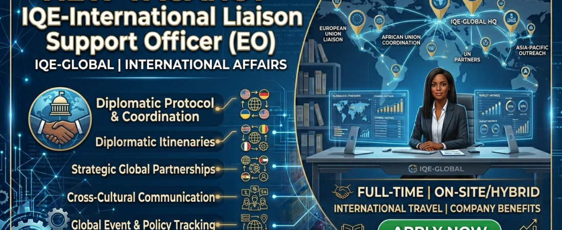 View Vacancy – IQE-International Liaison Support Officer (EO)