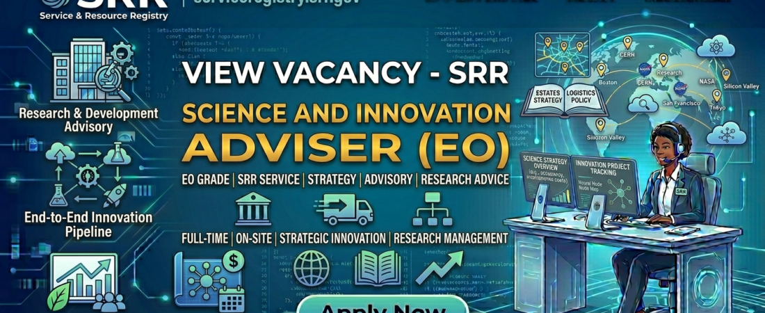 View Vacancy – SRR – Science and Innovation Adviser (EO)