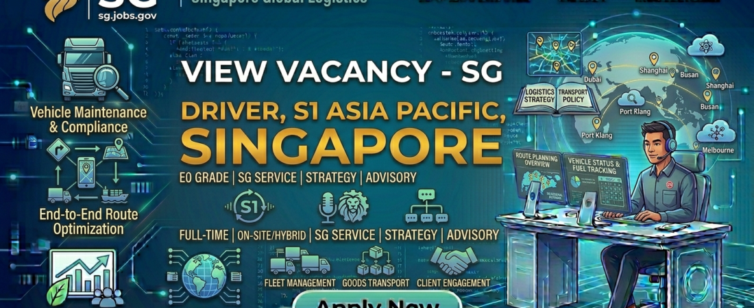 View Vacancy – SG – Driver, S1 Asia Pacific, Singapore