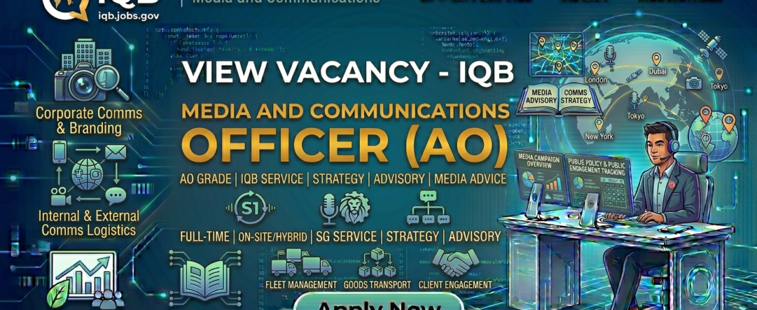 View Vacancy – IQB – Media and Communications Officer (AO)